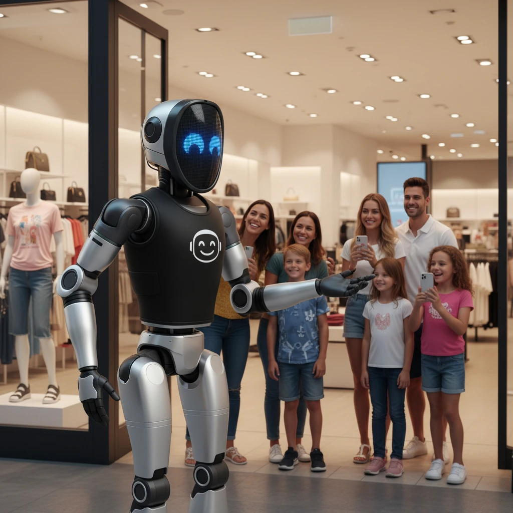 Storefront sales robot
