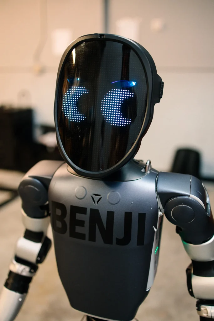Benji the robot watching
